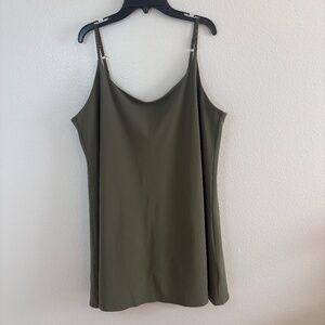 Abercrombie & Fitch Traveler Athletic Mini Dress Size XL Olive Green
